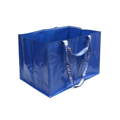 China Factory sale customized reusable promotional handled bopp lamination eco-friendly color printed pp woven bag for sale