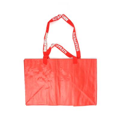 China High Quality Customized Double Handled Handled With Logo Extra Large Promotional PP Woven Shopping Bag for sale