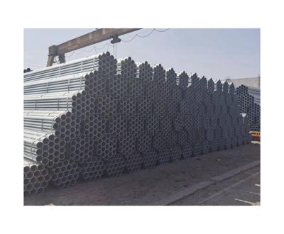 China Professional Decoration China Manufacture Q235B Round Silver Carbon Steel Galvanized Steel Pipe for sale