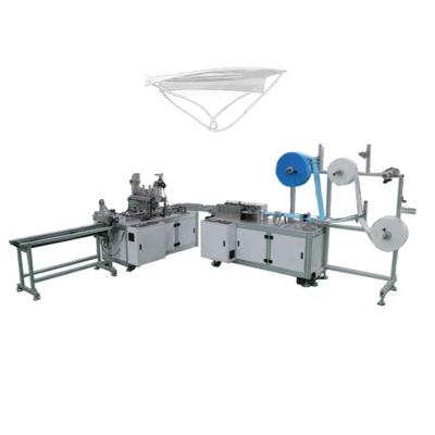 China Making Disposable Face Mask Factory Disposable Head Face Mask Machine Earloop Cross Face Mask Machine Factory for sale