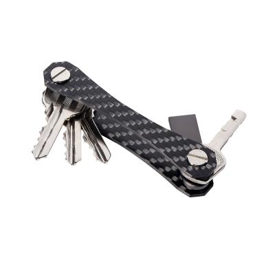 China High-end Multifunctional Smart Carbon Fiber Men's Creativity Bottle Opener Personalized Black Key Chain USB Storage Device Anti-theft Device for sale