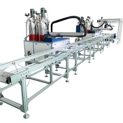 China Stable 3 Axis Automatic AB Glue Potting Machine Conveyor Robot LED Lamp PU Silicone Resin Dispensing and AB Filling Machine for sale