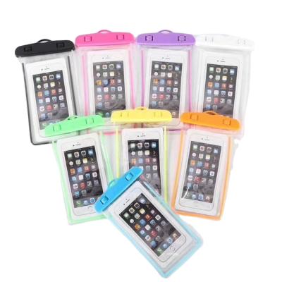 China QUICK DRY waterproof cell phone case PVC bag cell phone case waterproof bag for sale