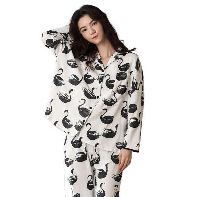 China Wholesale QUICK DRY pajama sets sleepwear women cotton printed leisure wear for home winter wear pajamas set for sale