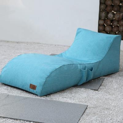 China Sofa Bed Floor Dyed Unique Outdoor Furniture Chaise Lounge Sofa Set Oxford Fabric Nordic Style for sale