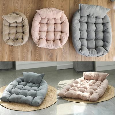 China Sofa Bed Multiple Class Cuddler Luxury Thick Nest Full Cat Pet Dog Bed Warm Round Fur Donut Fuax Shaggy Rug for sale