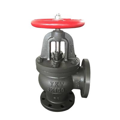 China General JIS F7354 SCREW-DOWN CONTROL ANGLE VALVES CAST IRON 5K100 5k80 for sale