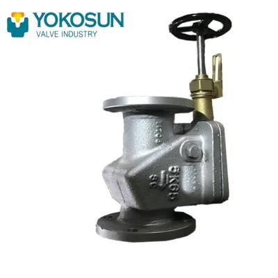 China General JIS F3060 5K /10K CAST STEEL VERTICAL /ANGLE STORM VALVE for sale