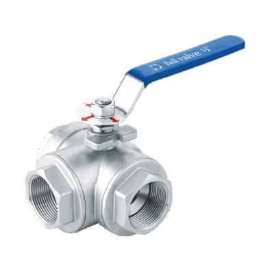 China General THREE WAY INNER THREAD BALL VALVE for sale