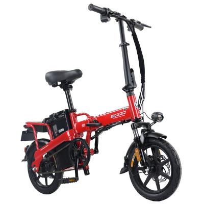 China Aluminum alloy vacuum tires lithium battery folding electric ebike folding electric bicycle bicycle for sale