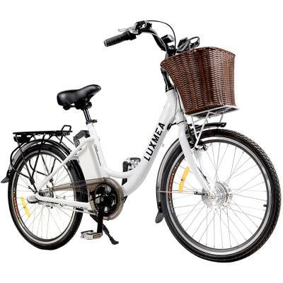 China Aluminum Alloy Commuter Girls Electric Bicycles Internal Gear Women's Electric Assisted Bicycles for sale