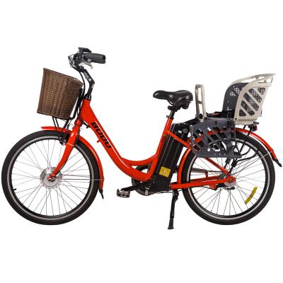 China Best 36V 48V 250W 500W Factory Manufacturer Battery Powered Ladies Women Electric Bike Aluminum Alloy E Bike Bicycle for sale