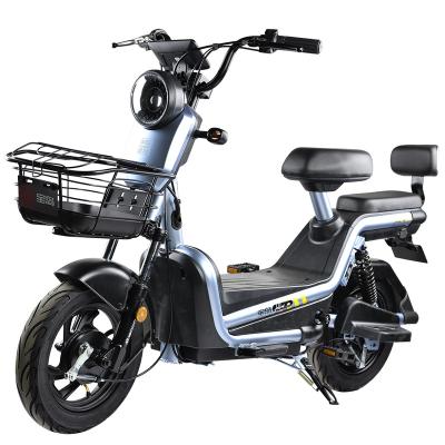 China Factory Price 2 Steel Electric Bike Full Shock Electric Bike 48V 20AH Long Range Electric Bike for sale