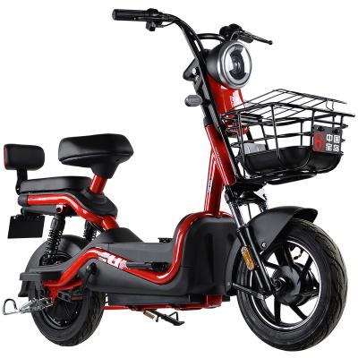 China Steel Factory Outlet Pedal Electric Bike City Bike Electric Full Suspension Electric Bike Made in China for sale