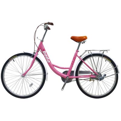 China Steel Customizable Single Saddle Soft Single Brake Band Speed ​​Bike City Commuter Commuter Urban Bicycle for sale