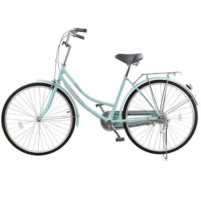 China Customizable single-speed steel cheap bicycles for women or city commuters for sale