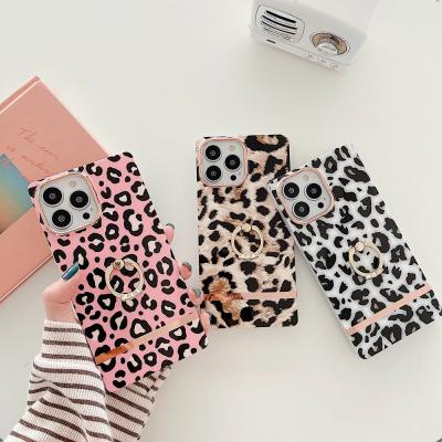 China Fashion Leopard Case Skin Shockproof Cover for iPhone 13 13 pro 13 pro Max and Gold Printed Cases for iPhone for sale