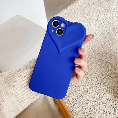 China Anti-fall beautiful colors warm heart camera tpu mobile phone case for iPhone phone case for iPhone 13 Promax 13pro for sale