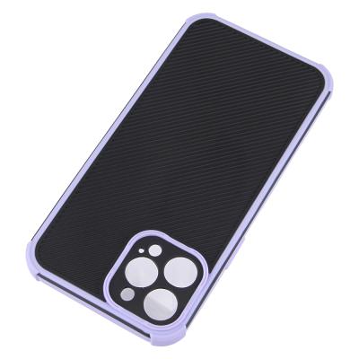 China Anti-fall Fiber Carbon 2 In 1 Case Back Cover For iPhone 13 13 Pro 13 Promax for sale