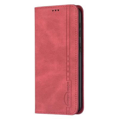 China Shockproof Magnetic PU Flip Case with Card Slots for Samsung Galaxy S21 S21 plus S21 ultra for sale