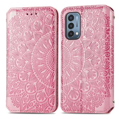 China Anti-drop Flower Design Magnetic Case Cover For One Plus N200 5G for sale