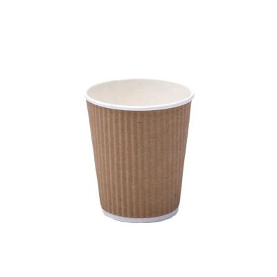 China Custom Biodegradable Insulated Coffee Cup DOUBLE WALL DOUBLE WALL Wallpaper Ripple Double Wall Paper With Printing for sale