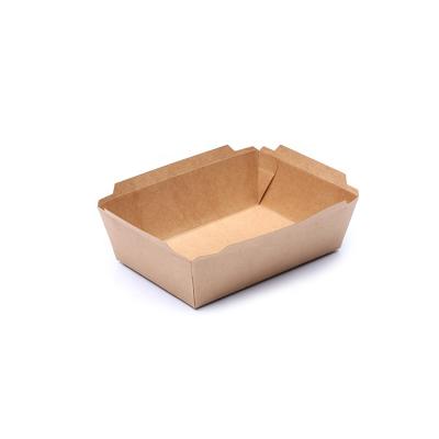 China Viable Custom Shape Fruit Salad Packaging Portable Disposable Paper Container for sale