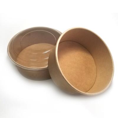 China Disposable Eco Friendly Portable Fancy Salad Bowl Set With Cover for sale