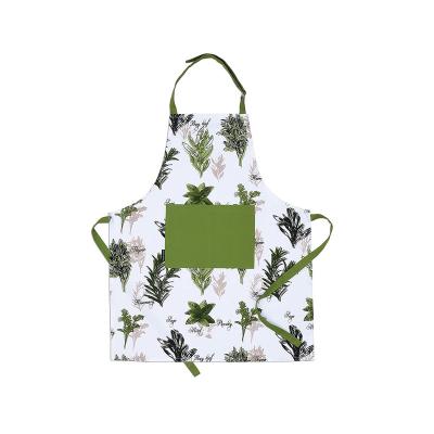 China 100% Hot Selling Customized Chefs Eco-friendly Canvas Cotton Kitchen Apron With Logo for sale