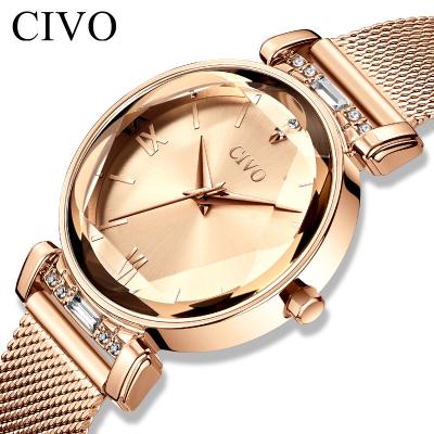 China Water Resistant Customized Civo Wrist Watch Ladies Women Quartz Watches Japan Movt Women for sale