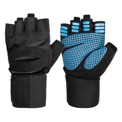 China Customized Good Quality Anti-slip Strength Training Fitness Workout Women Man Ladies Gym Gloves for sale