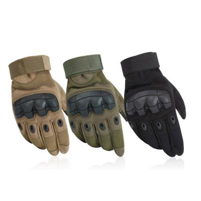 China Comfortable Factory Directly Supply Best Price Cowhide Mountain Cycling Gloves Breathable Full Finger Cycling Gloves for sale