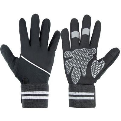 China Professional Custom Made Breathable Fitness Exercise Workout Weightlifting Finger Weightlifting Gym Gloves Unisex Sports for sale