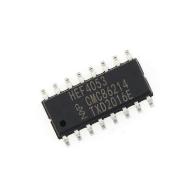 China - HEF4053 SOP16 logic integrated circuit of three groups of analog multiplexing two multiway switch HEF4053 IC for sale