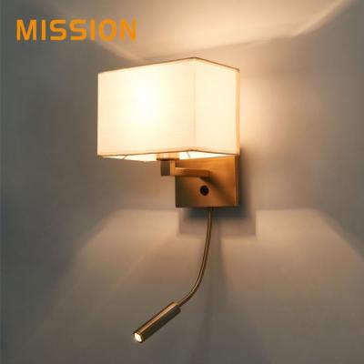 China Modern IP 20 Hotel Bedside Lamp TV Lighting Hardware Wall Lighting for sale