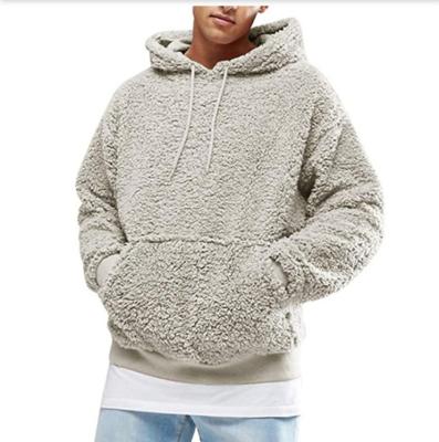 China 2022 New Wholesale Autumn And Winter Men's Viable Pullover Off The Top Shoulder Sherpa Fashion Neck Warm Hoodie for sale