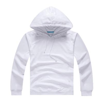 China HY-360g Anti-wrinkle hoodie unisex polyester fleece OEM cheap 100% white Customize Logo Loose Long Sleeve Hooded Sweatshirt for sale