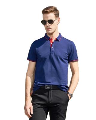 China 1878 Anti-Wrinkle Mens Short Sleeve Polo Shirt Custom Soild Color Golf Shirt High Quality OEM Service Printed Pattern And LOGO for sale