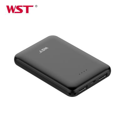 China Support hot sale fast charging power bank 5V 2.1A pocket power bank 5V 2.1A portable slim charger for sale