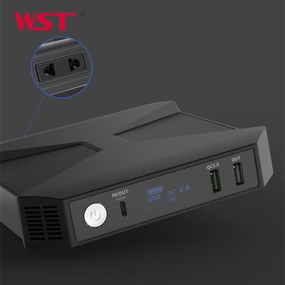 China 220V AC Fast Charging Portable DC 60W Fast Charging Station High Power Bank Charge High Capacity Support Solar Generator Type c for sale