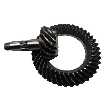 China Dark Gray Spiral Bevel Gear Gear Set Proper Actions of Mechanical Equipment for sale