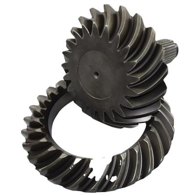 China Mechanical Equipments Good Quality Machinery Parts Bevel Gear Set Professional Spiral Bevel Gear for sale