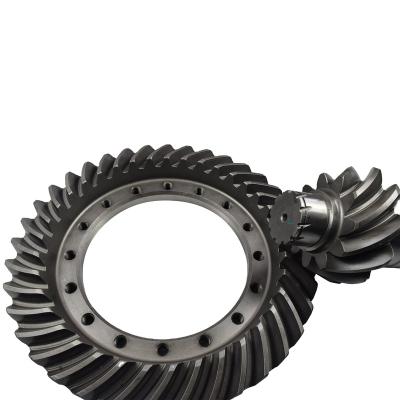 China Custom Steel Mechanical Equipments Steel Pinion Small Bevel Pinion Steel Spiral Bevel Gear for sale