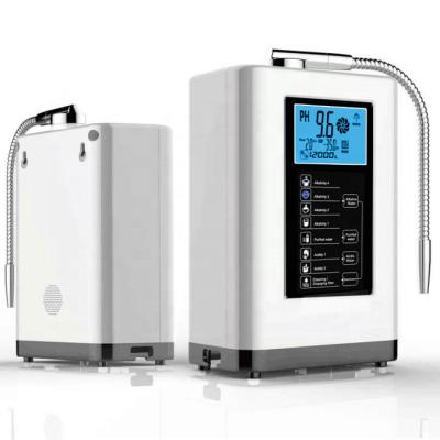 China Hotel Alkaline Hydrogen Rich Water Generator for Home Use Cypress Alloy 5 Electrode and 1200ppb Touch Screen 5 IoniPurifier Water Filters for sale