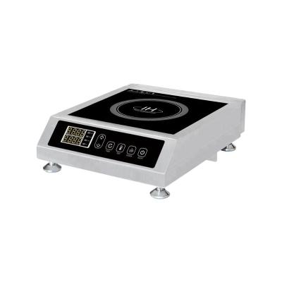 China National Commercial 3.5kW Double LED Display Kitchen Hotel Timing Table Touch Control Single Induction Cooker for sale