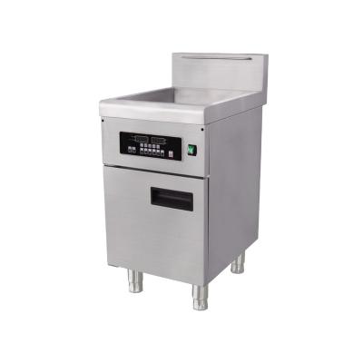 China Hotels Fast 23L 8000W Temperature Function Electric Induction Heating Commercial Deep Fryer for sale