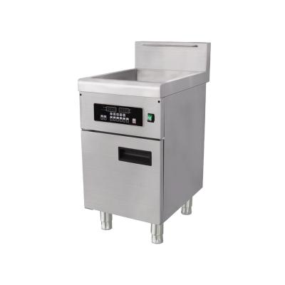 China Hotels Temperature Control 400 Degree 23L Heavy Duty Potato Chips Electric Commercial Induction Deep Fryer Equipment True for sale