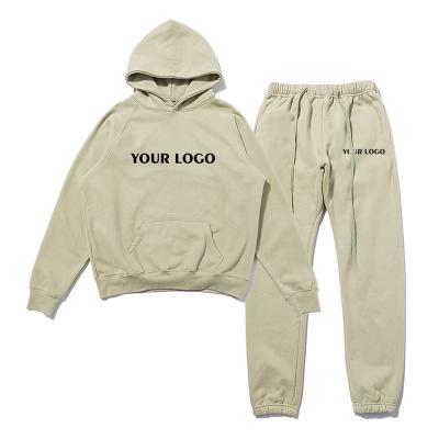 China Sustainable Men's 100% Cotton Thick Heavy French Terry High Quality Blank Oversized Streetwear Custom Logo Pullover Hoodie for sale