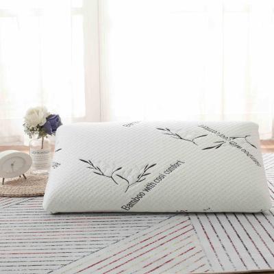 China Anti-static With Cotton Pillow Cover Hot Sale Standard Size Memory Foam Pillow Pure Washed Cooling Bamboo Pillow for sale