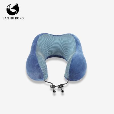 China Custom Micro Bead Travel Certificate Anti-static Personalized U-Shape Travel Massage Neck Rest Support for sale